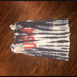 Tie Dye USA tank
